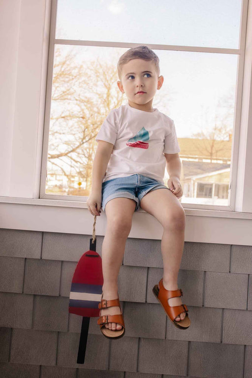 Boys Boat Tee Tricot Bebe
