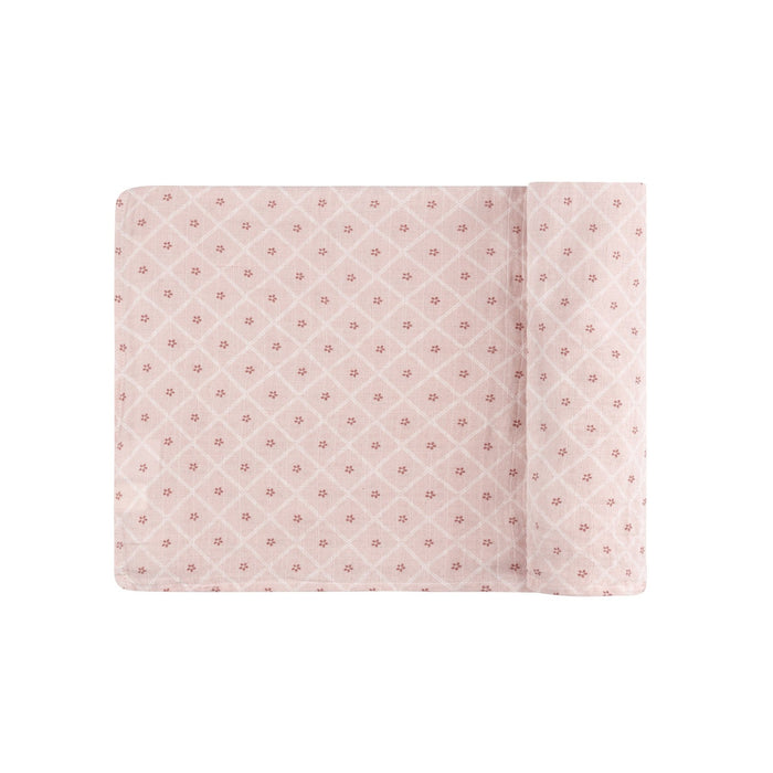 AURORA DIAMOND PRINT COLLECTION IVORY + BLUE CLOTHING AURORA