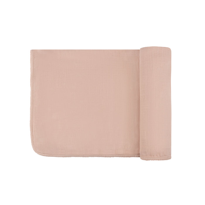 AURORA MUSLIN SWADDLE WITH SCALLOP CLOTHING AURORA