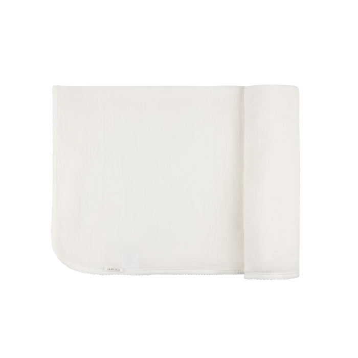 AURORA MUSLIN SWADDLE WITH SCALLOP CLOTHING AURORA