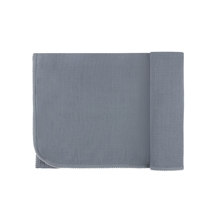 AURORA MUSLIN SWADDLE WITH SCALLOP CLOTHING AURORA