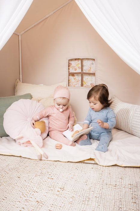 Train Print Footie & Hat Baby & Toddler Tricot Bebe