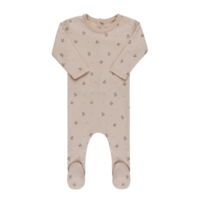 AURORA FLORAL PRINT COLLECTION - FOOTIE 9M SAGE CLOTHING AURORA