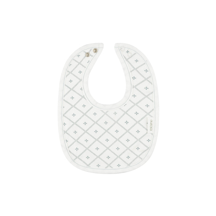 AURORA DIAMOND PRINT COLLECTION - BIB . IVORY BLUE CLOTHING AURORA
