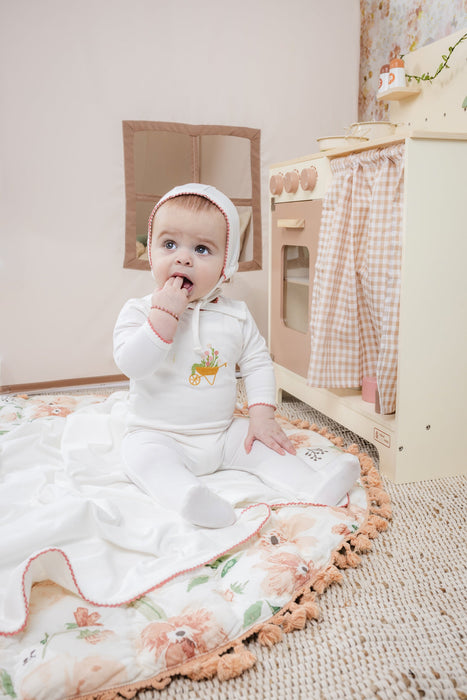 Embroidered Wagon Blanket Baby & Toddler Tricot Bebe