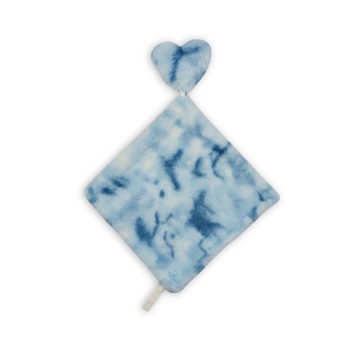 RITZ BABY FUZZY BLANKET TIE DYE EFFECT LOVEY . BLUE BLANKETS RITZ