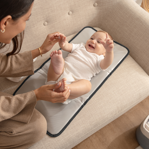 Compact Changing Pad by Comfy Cubs - Solid Black Compact Changing Pads Comfy Cubs