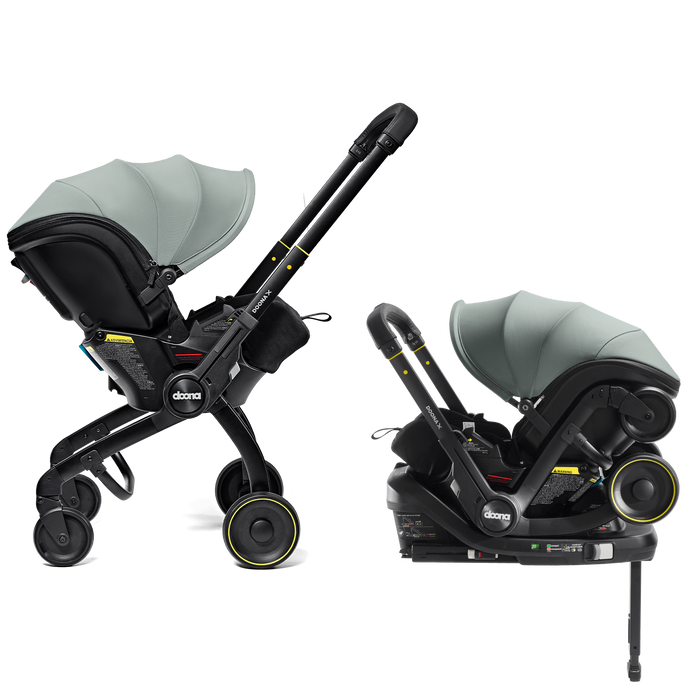 DOONA X CAR SEAT & STROLLER + LATCH BASE . DUSTY SAGE CAR SEAT DOONA
