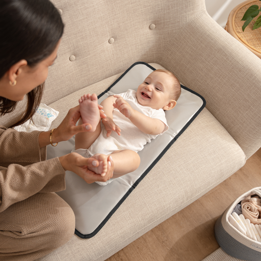 Compact Changing Pad by Comfy Cubs - Solid Grey Compact Changing Pads Comfy Cubs