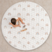 Play Mat with Non-Slip Bottom - Rainbow Comfy Cubs