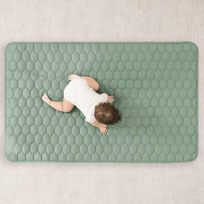 Play Mat with Non-Slip Bottom - Fern Comfy Cubs