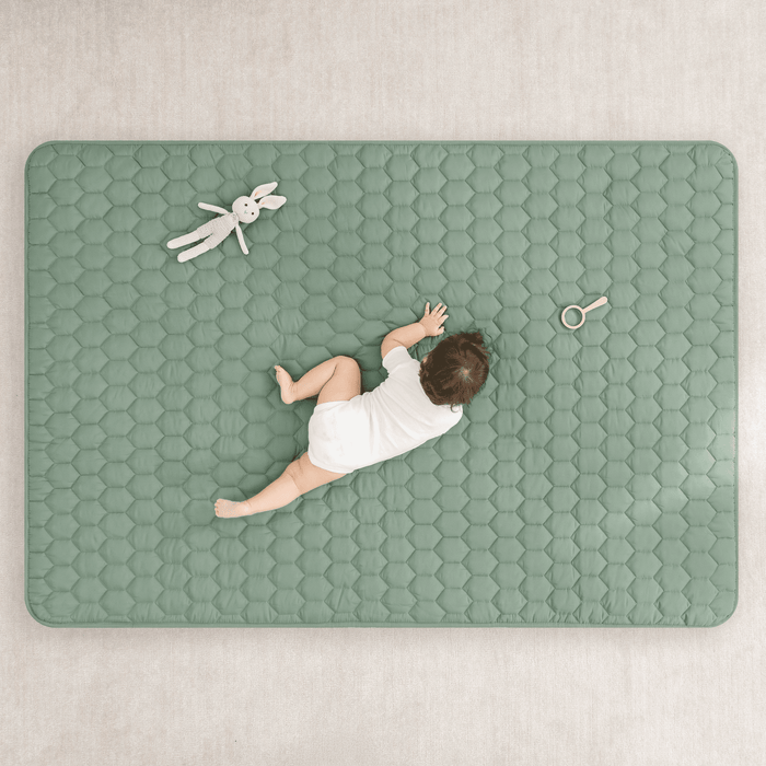 Play Mat with Non-Slip Bottom - Fern Comfy Cubs