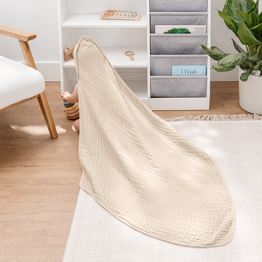 Baby Hooded Towels by Comfy Cubs - Sand Hooded Towels Comfy Cubs