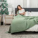 Adult Waffle Blankets by Comfy Cubs in Sage Waffle Comfy Cubs