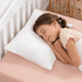 Toddler Pillows with Soft Muslin Pillow Case by Comfy Cubs - White Comfy Cubs