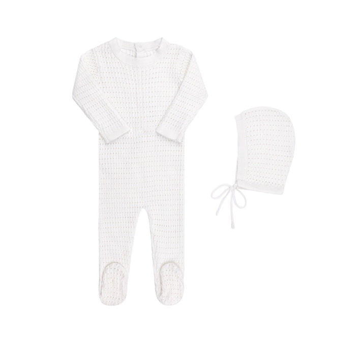 Pointelle Knit Layette Set