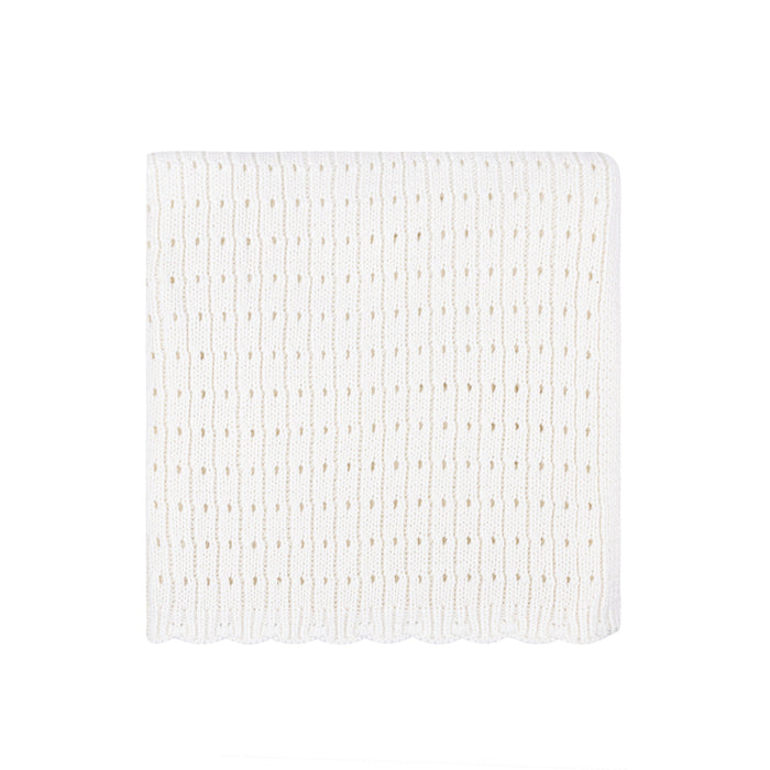Pointelle Knit Blanket