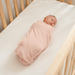Muslin Swaddle Blankets, 42” x 42” in Cream, Blush, Mauve, Pack of 3 Swaddles Comfy Cubs