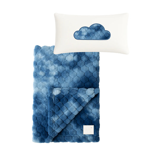 RITZ BABY FUZZY BLANKET BUBBLY MELANGE . BLUE BLANKETS RITZ