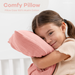 Toddler Pillows with Soft Muslin Pillow Case by Comfy Cubs - Blush Comfy Cubs