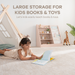 Kids Bookshelf - Blush Book Shelves Comfy Cubs