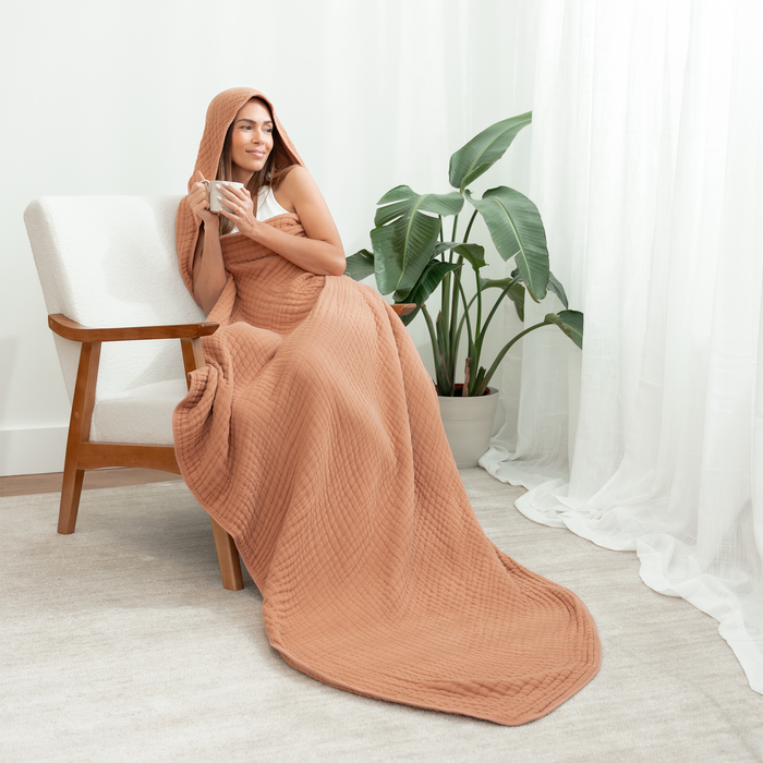 Adult Muslin Hooded Towel by Comfy Cubs Comfy Cubs