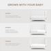 Crib Conversion Kit - White Crib Conversion Kit Comfy Cubs