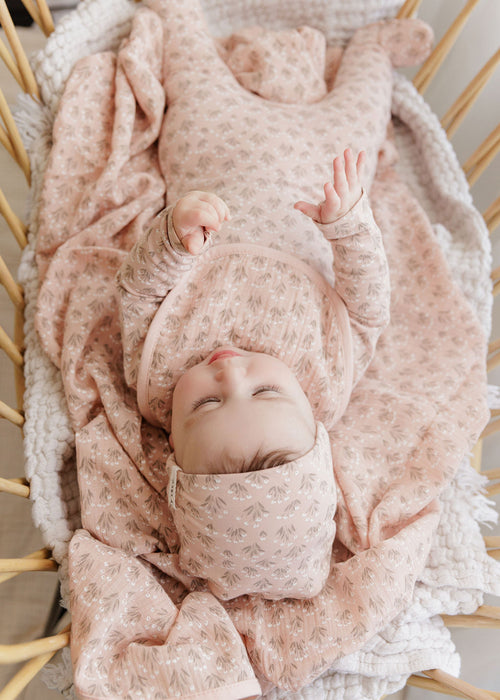 AURORA - MODAL FRENCH TERRY BLOOMS COLLECTION - MUSLIN SWADDLE 2 PACK SWADDLE AURORA