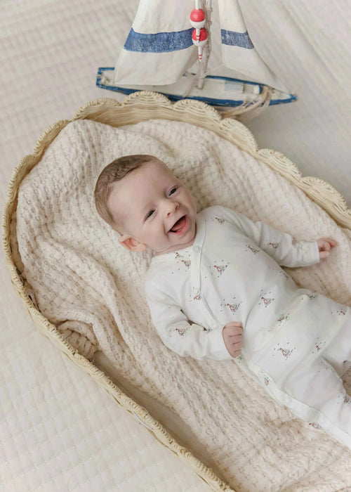 AURORA CLASSICS BABY BOY LAYETTE SET/TAKE ME HOME SET JERSEY COTTON NAUTICAL COLLECTION TAKE ME HOME SET AURORA