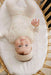 AURORA CLASSICS BABY FOOTIE + BONNET JERSEY COTTON BUTTERFLY COLLECTION FOOTIE + BONNET AURORA