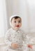 AURORA CLASSICS BABY GIRL FOOTIE + BONNET JERSEY COTTON FLORAL PRINT COLLECTION FOOTIE + BONNET AURORA