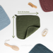 Muslin Washcloths by Comfy Cubs - Kelp Washcloths Comfy Cubs