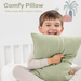 Toddler Pillows with Soft Muslin Pillow Case by Comfy Cubs - Sage Comfy Cubs