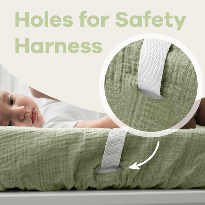 Muslin Fitted Changing Pad Cover by Comfy Cubs Changing Pad Sheets Comfy Cubs