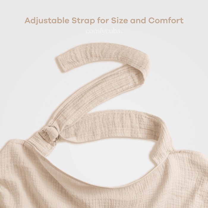 Muslin Nursing Cover by Comfy Cubs - Sand Nursing Covers Comfy Cubs