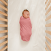 Muslin Swaddle Blankets, 42” x 42” in Blush, Bold Blush, Dusty Rose, Pack of 3 Swaddles Comfy Cubs