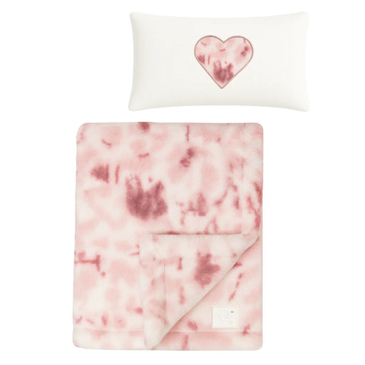 RITZ BABY FUZZY BLANKET TIE DYE EFFECT . PINK BLANKETS RITZ