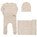 AURORA CLASSICS BABY LAYETTE SET / TAKE ME HOME SET – FLORAL RIB COLLECTION IVORY PINK TAKE ME HOME SET AURORA