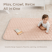 Play Mat with Non-Slip Bottom - Blush Comfy Cubs