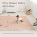 Play Mat with Non-Slip Bottom - Blush Comfy Cubs