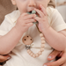 Pacifier Clips, 2 Pack by Comfy Cubs - Beige Pacifier Clips & Holders Comfy Cubs