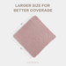 Baby Hooded Towels by Comfy Cubs - Mauve & Blush Hooded Towels Comfy Cubs