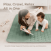 Play Mat with Non-Slip Bottom - Fern Comfy Cubs
