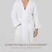 Muslin Bathrobe, White by Comfy Cubs Comfy Cubs