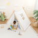 Kids Indoor Play Tent by Comfy Cubs - Natural Wood Comfy Cubs