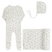 AURORA CLASSICS BABY GIRL LAYETTE SET/TAKE ME HOME SET BOW PATTERN COLLECTION IVORY RED TAKE ME HOME SET AURORA