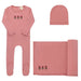 AURORA CLASSICS BABY GIRL LAYETTE SET/TAKE ME HOME COTTON CROSSSTICH TULIP COLLECTION PINK TAKE ME HOME SET AURORA