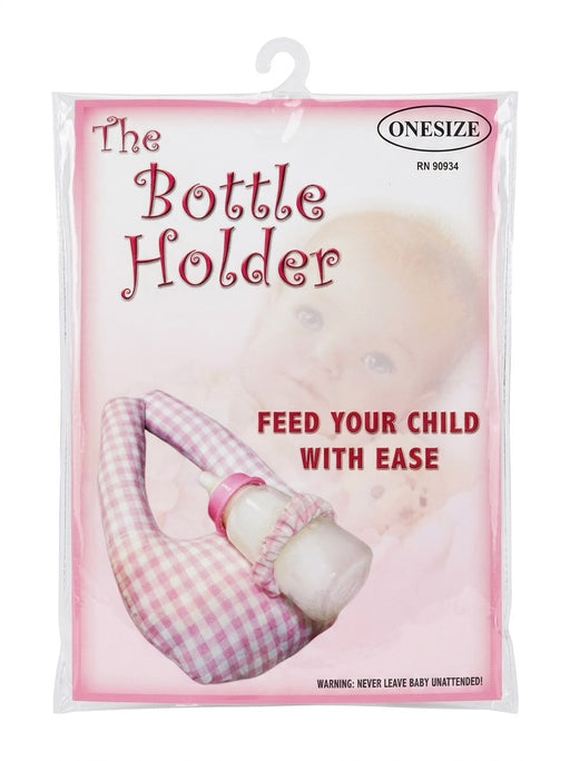 BOTTLE HOLDER PINK GINGHAM GEAR THE BOTTLE HOLDER