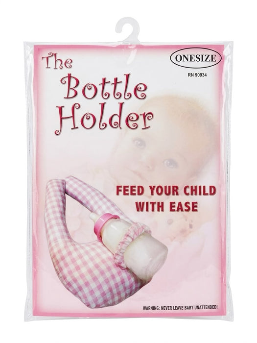 BOTTLE HOLDER PINK GINGHAM GEAR THE BOTTLE HOLDER