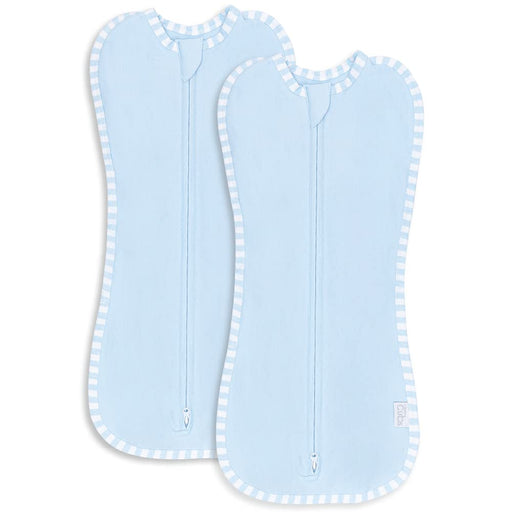 Easy Zipper Swaddle Blankets by Comfy Cubs - Blue Swaddles Comfy Cubs
